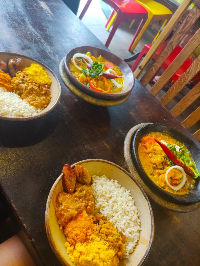 Moqueca de peixe dans un restaurant, un plat typique du nordeste 
