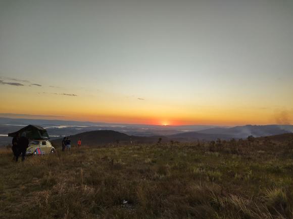 Coucher de soleil à Delfinópolis