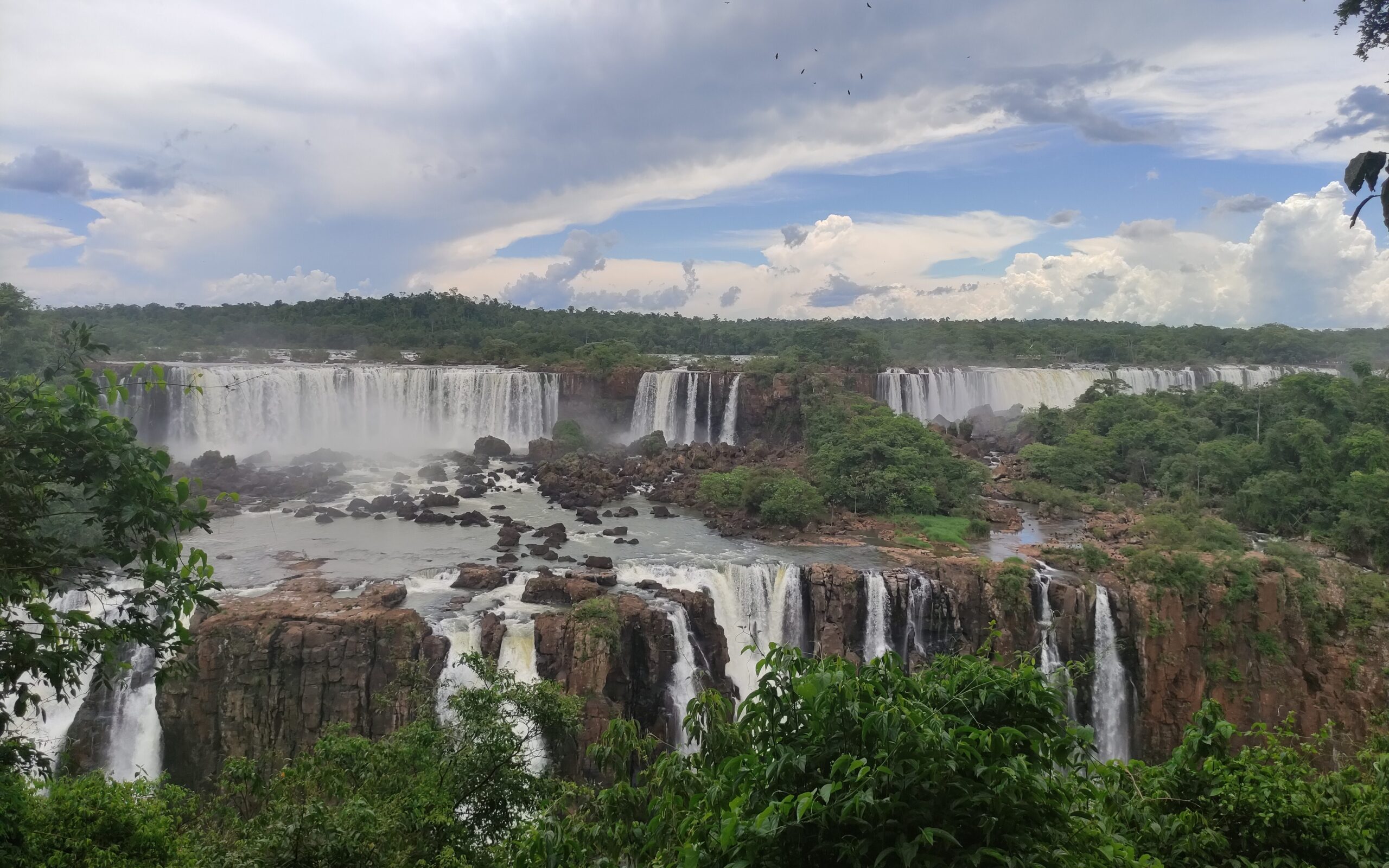 Les chutes d'iguaçu.